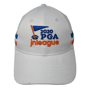 2020 PGA Jr. League Strapback Trucker Hat White One Size Adjustable 6 Panel Garb